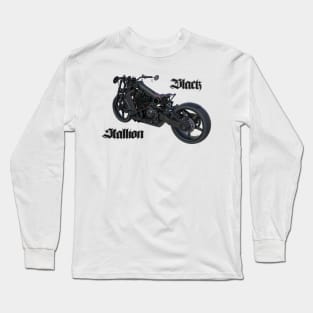 Black Chopper Long Sleeve T-Shirt